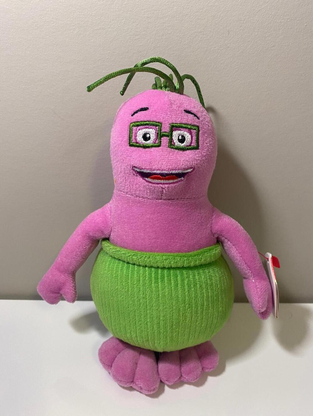 Ty Beanie Baby “Pi” the Purple Boblin - From the Show The Boblins (6.5 inch)
